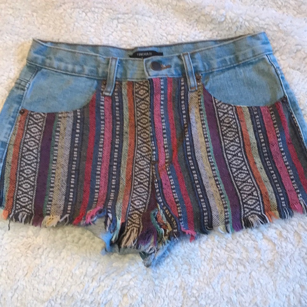 Forever 21 boho shorts - Picture 4 of 11